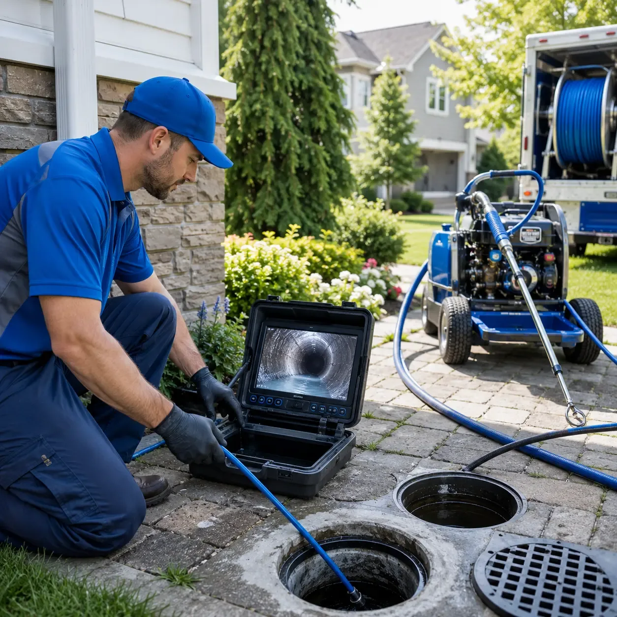 Outdoor drain cleaning professionals serving Cromwell, IA